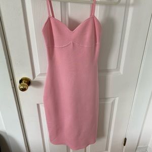 Lariat Babaton dress - size small, color pink